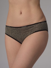 Culotte kaki avec imprimé Léopard