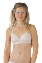 Soutien gorge en coton bio couleur chair