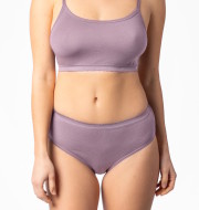 Culotte coton bio violette