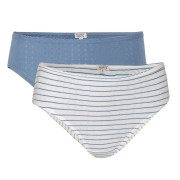 Culotte pur coton bio living crafts pour femme tons bleus