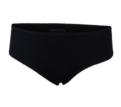 Slip coton bio femme noir