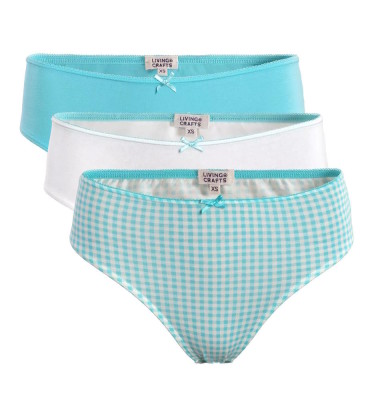 Culottes coton bio gots tons bleus