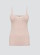 Débardeur couleur chair coton bio dentelle femme