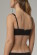 Brassière minimaliste en coton bio gots couleur noir