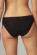 Culotte fine et discrète pour femme en coton bio noir