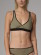 Soutien-gorge couleur olive en coton biologique sans armatures