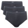 Lot de culottes noires femme en coton biologique Living Crafts