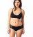 Culotte coton bio dentelle féminine noire
