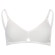 Soutien gorge triangle sans armatures en coton bio blanc