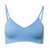 Brassière coton bio bleue