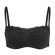 Brassière bandeau coton bio noir