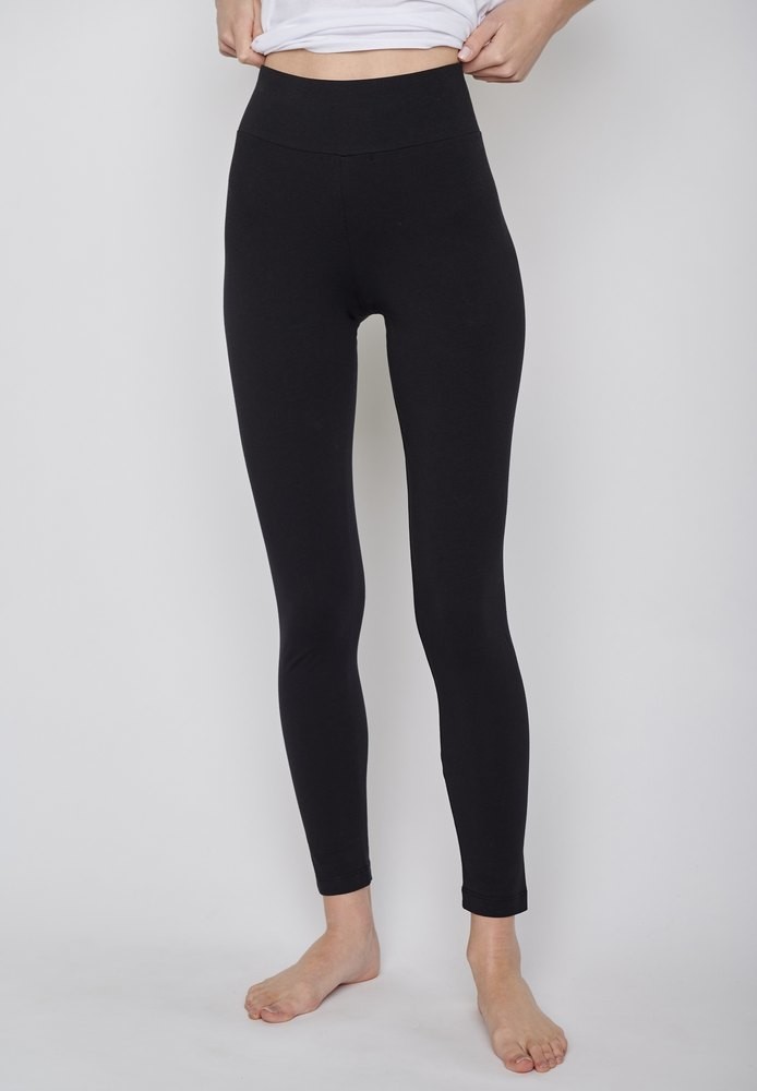 Leggings coton bio taille haute - label GOTS