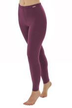 leggings coton bio prune femme