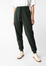 Pantalon jogging en coton bio épais pour femme