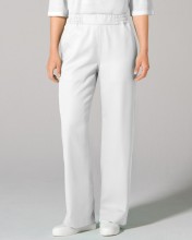 Pantalon d'été blanc pour femme - chanvre et eucalyptus