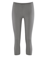 Leggings courts chanvre coton bio couleur taupe