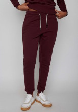 Pantalon jogging rouge foncé pour femme