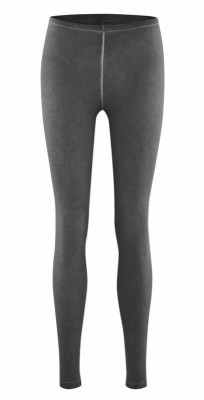 Legging femme coton bio couleur gris foncé