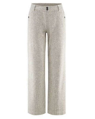 Pantalon d'hiver large droit pour femme en tissu écologique