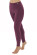 leggings coton bio prune femme