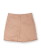 Short en twill de coton bio beige pour femme