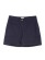 Short twill de coton bio gots bleu marine