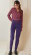 Pantalon en velours lisse de coton biologique gots madness