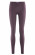 Legging coton bio Living Crafts couleur prune