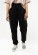 Pantalon jogging femme coton bio équitable couleur noir