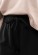 Pantalon de jogging coton bio couleur noir