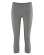 Leggings courts chanvre coton bio couleur taupe