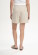 Short coton bio femme beige