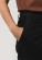 Pantalon chino en coton bio noir pour femme