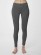 Leggings bambou femme gris anthracite