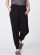 Pantalon détente femme en bambou et coton bio noir