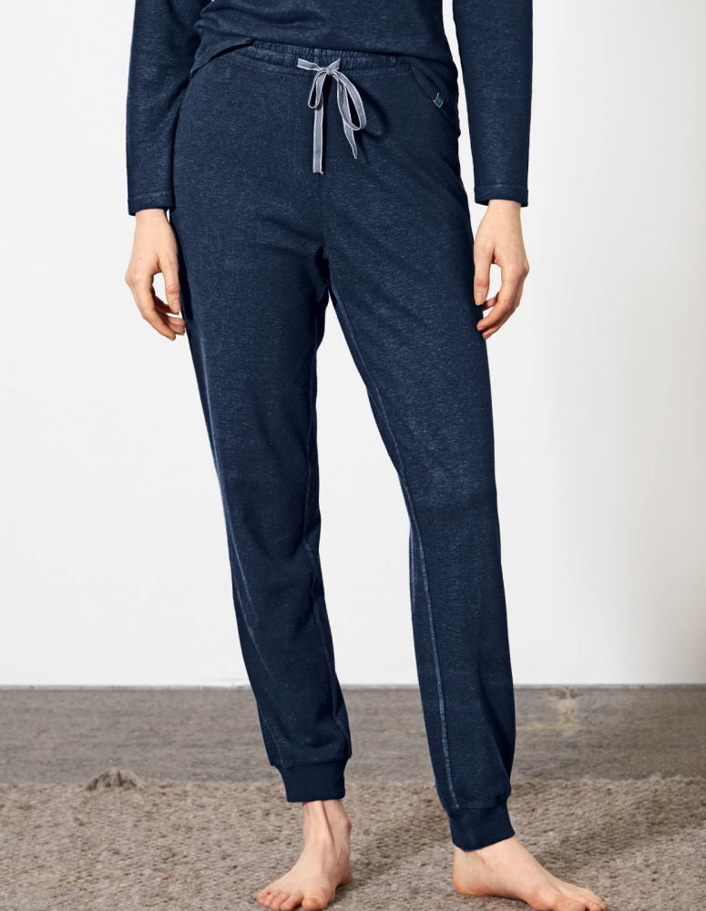 Pantalon de pyjama unisexe en chanvre et coton bio