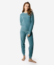 Pyjama éponge coton bio femme