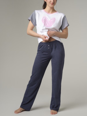 Pantalon de pyjama femme coton bio gots comazo