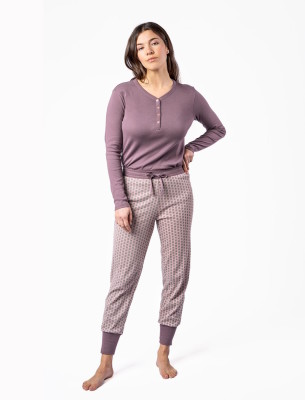 Pantalon pyjama coton biologique femme