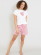 Short pyjama original pour femme en coton bio gots