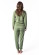 Pyjama velours de coton bio Living crafts femme
