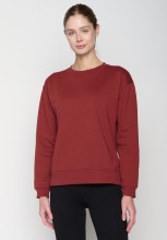 Sweat canty coton bio femme couleur rouge