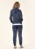 Sweat coton bio femme bleu marine