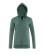 Sweat ecoresponsable vert pour femme coton bio gots