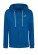 Sweat capuche femme en coton bio gots bleu