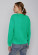 sweat vert coton bio imprimé singe