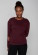 Sweat femme en coton bio gots couleur prune