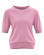 Pull manches courtes en chanvre et coton bio rose