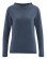 Pull matière naturelle écologique femme couleur bleu nuit