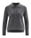 Polo Hempage écologique anthracite chanvre et coton bio pour femme 